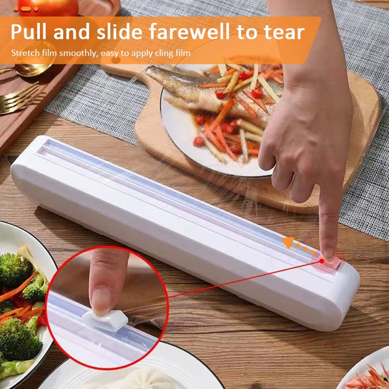Plastic Dispenser 37 Cm Fixing Foil Cling Film Wrap