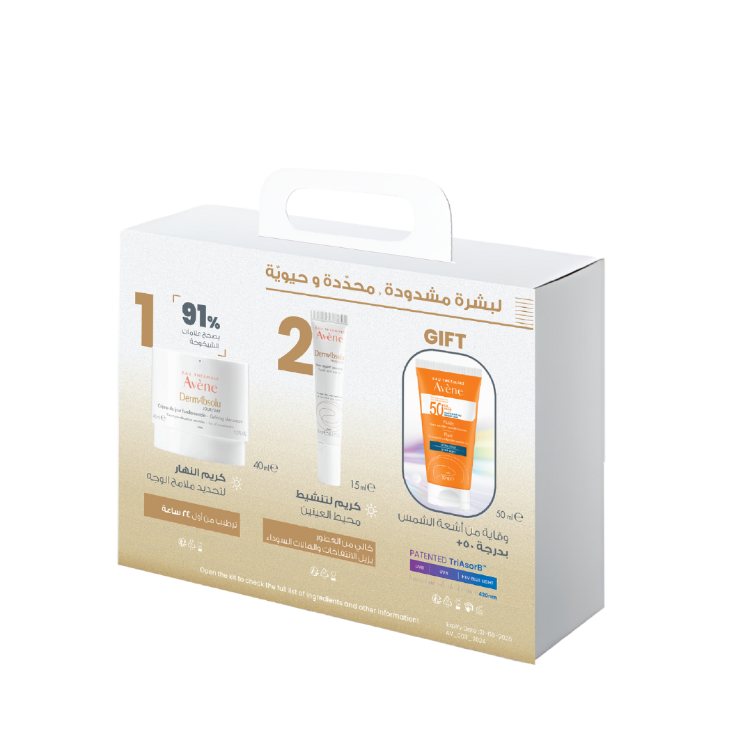 Avène Dermabsolu Cream And Contour + Free Sunscreen Kit