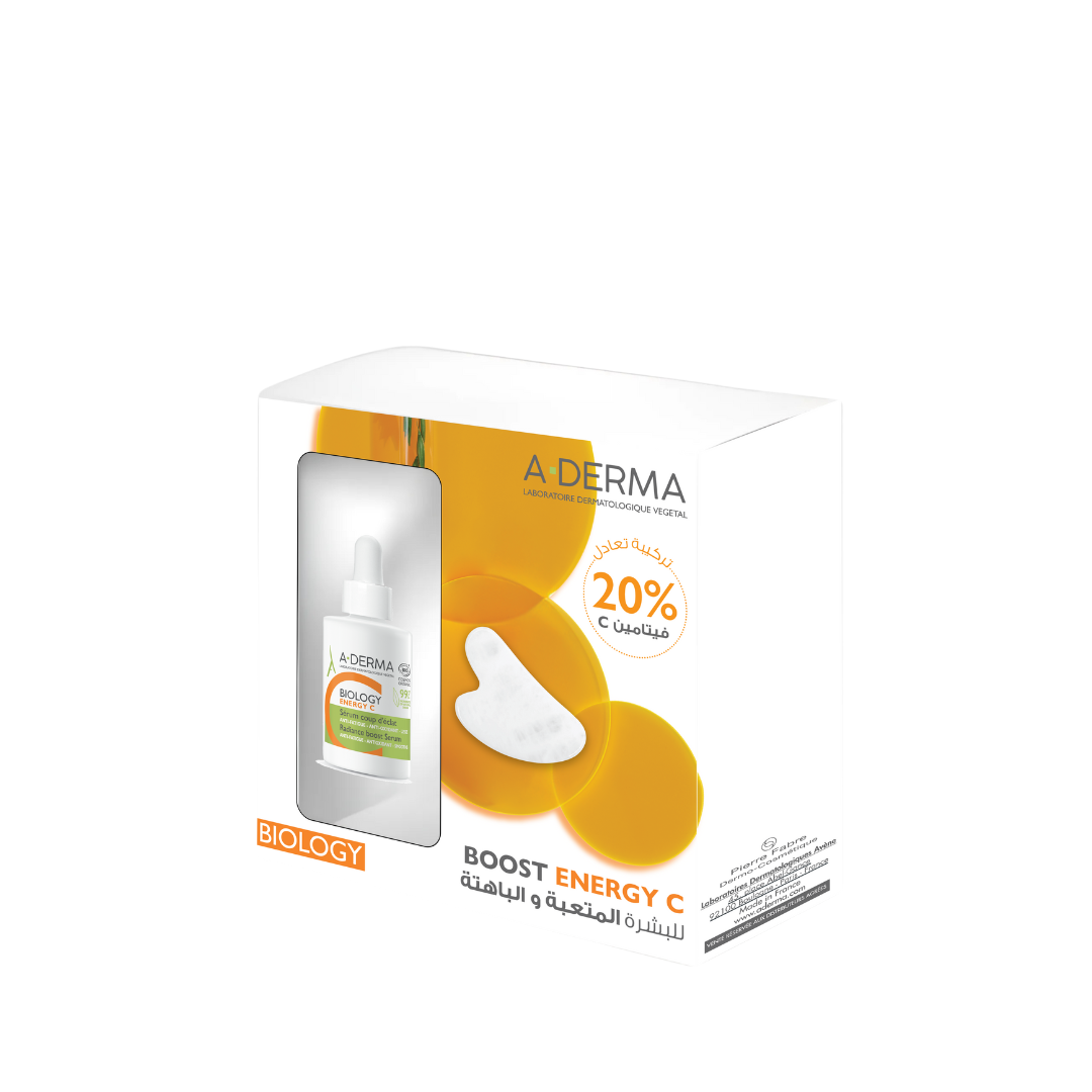 A-Derma Biology Energy Serum + Free Guacha Set