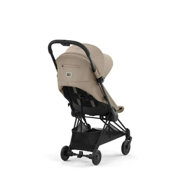 Cybex - Coya Stroller - Cloud G Car Seat - (Base G, Adapetrs7Bumpers Are Optional) - Matt Black/Cozy Beige - Travel System