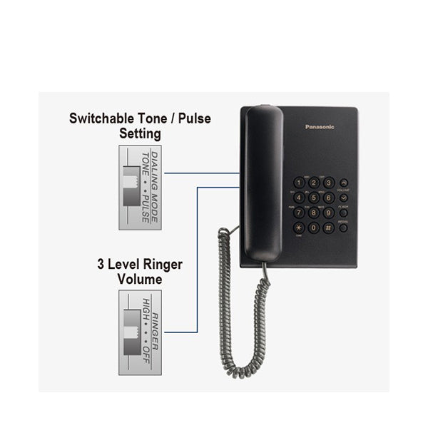 Panasonic Single Line Corded Telephone KXTS400
