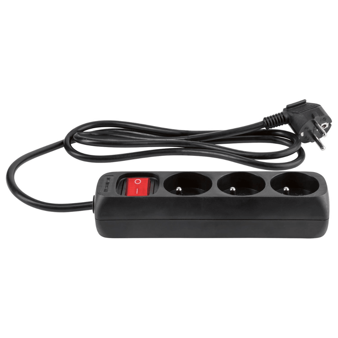 PARKSIDE 3 SOCKET POWER STRIPS SET OF 2