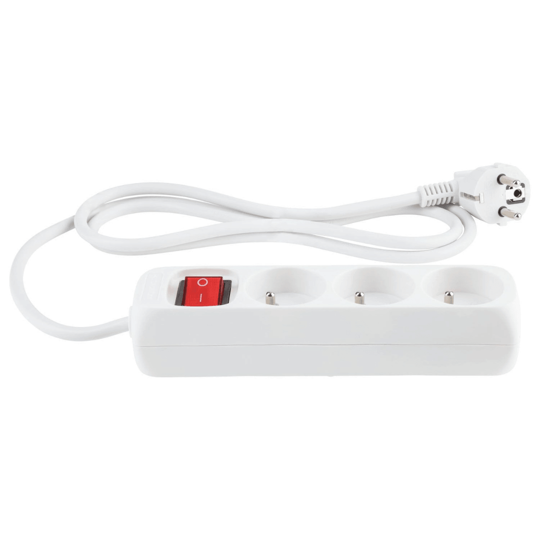PARKSIDE 3 SOCKET POWER STRIPS SET OF 2