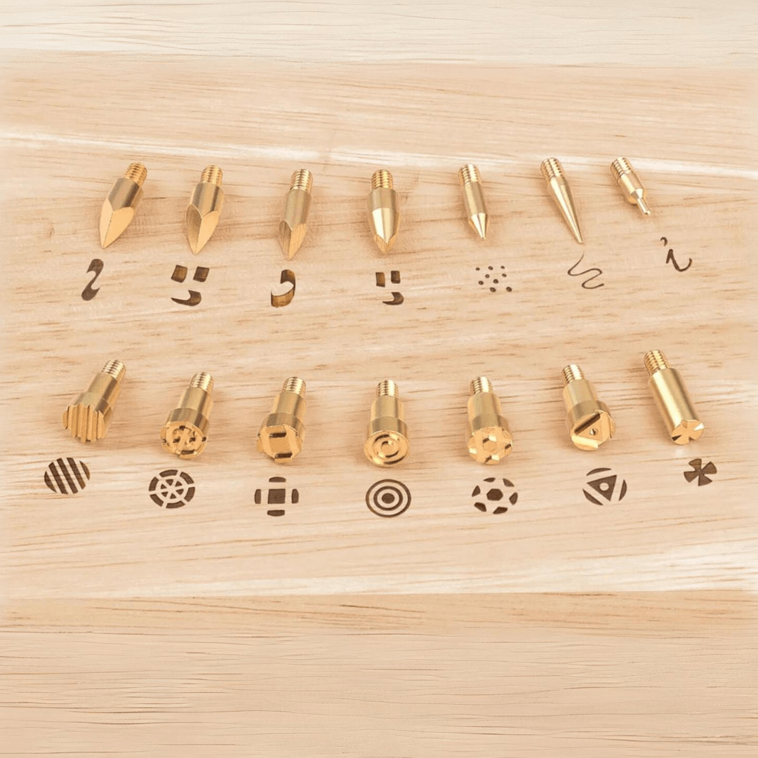 PARKSIDE BRANDING IRON »PBMK 30 A1«, INCLUDING ATTACHMENTS, 16 PIECES