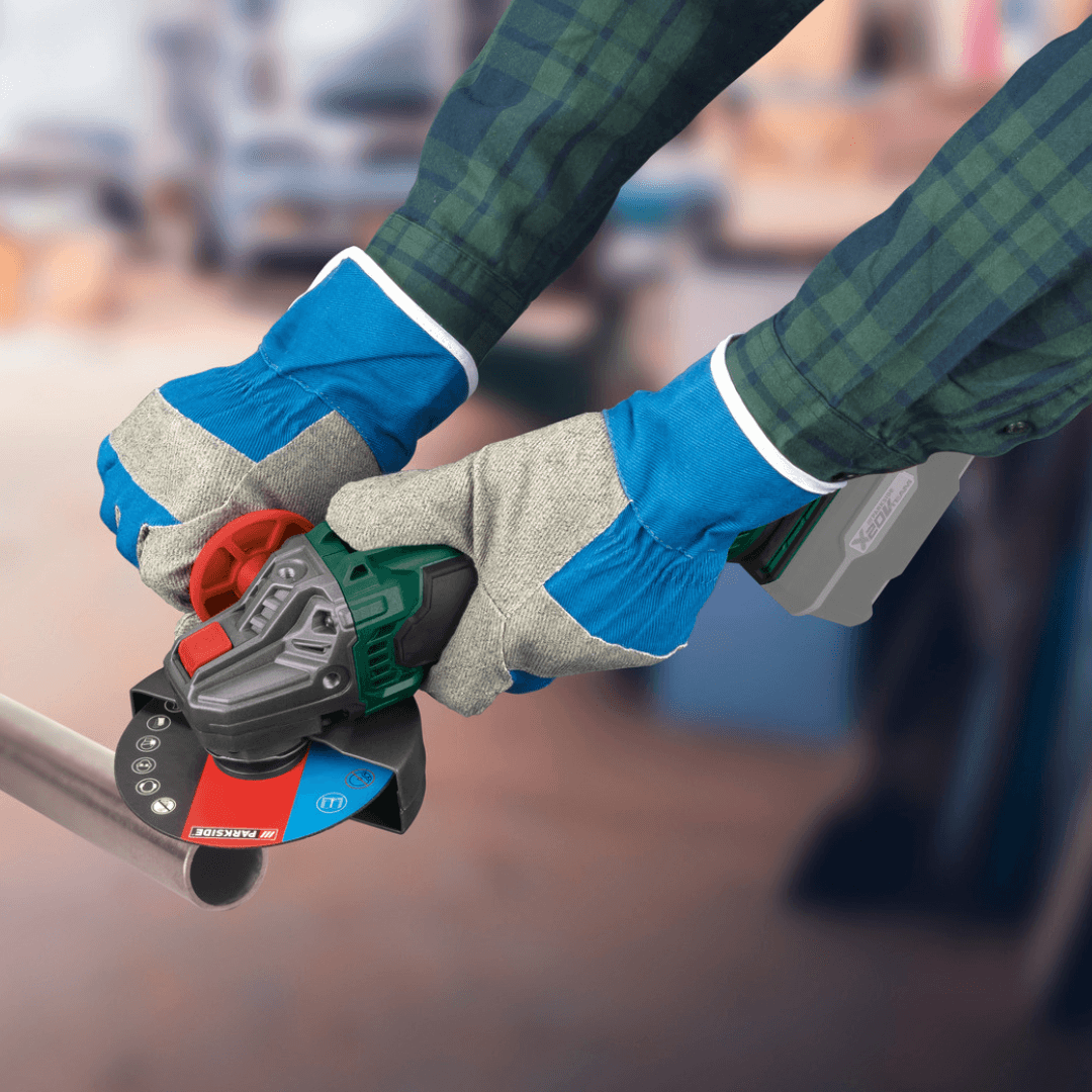PARKSIDE Cordless Angle Grinder 20V (With Battery & Charger)