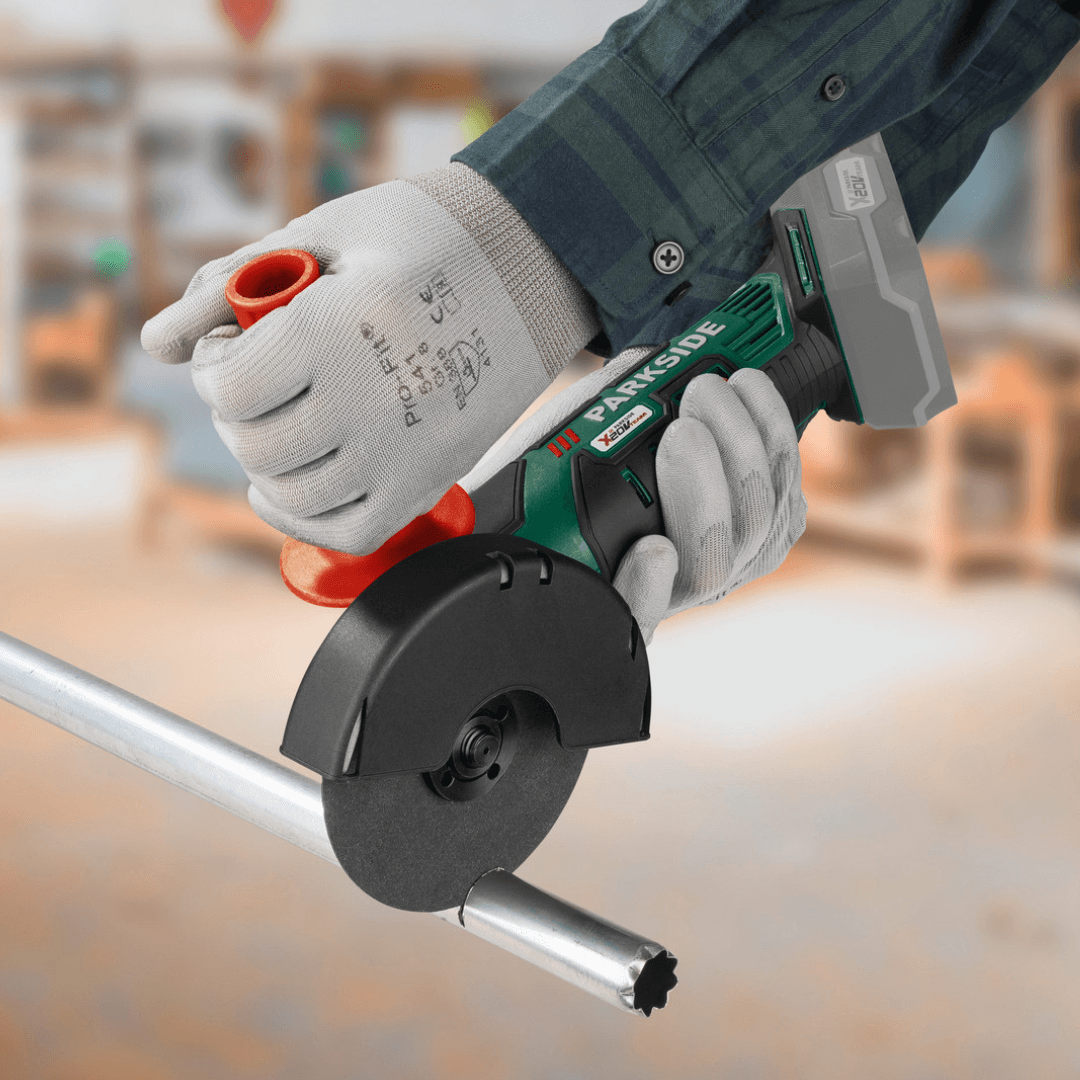 PARKSIDE Cordless Angle Grinder 20V (With Battery & Charger)