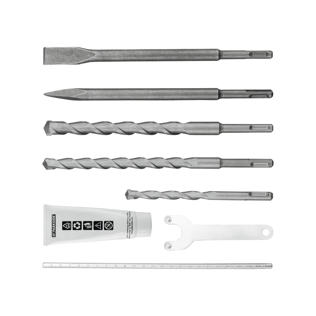 PARKSIDE DRILL AND DEMOLITION HAMMER WITH SDS-PLUS PBH 1500 F6, 1500 W
