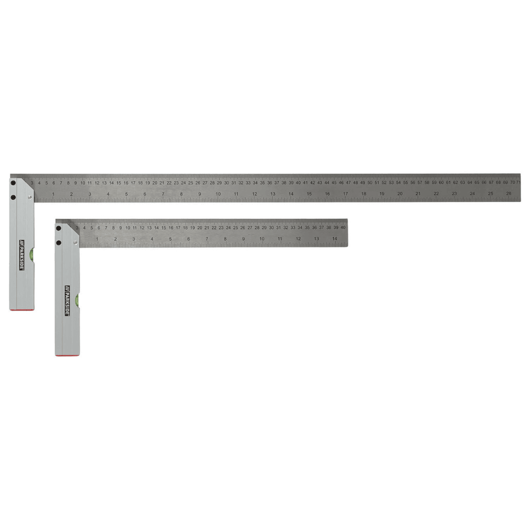 Parkside Graduated Spirit Level Square Set