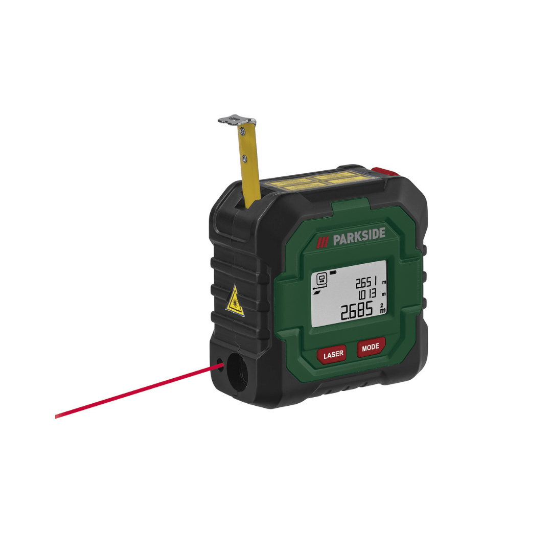 PARKSIDE LASER DISTANCE METER WITH TAPE MEASURE Lebanon"
