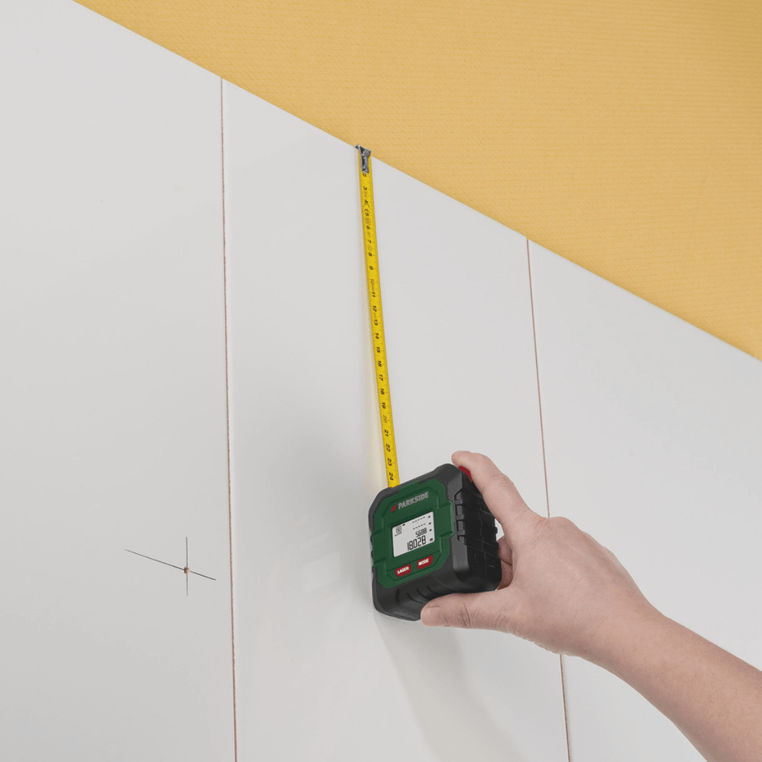 PARKSIDE LASER DISTANCE METER WITH TAPE MEASURE