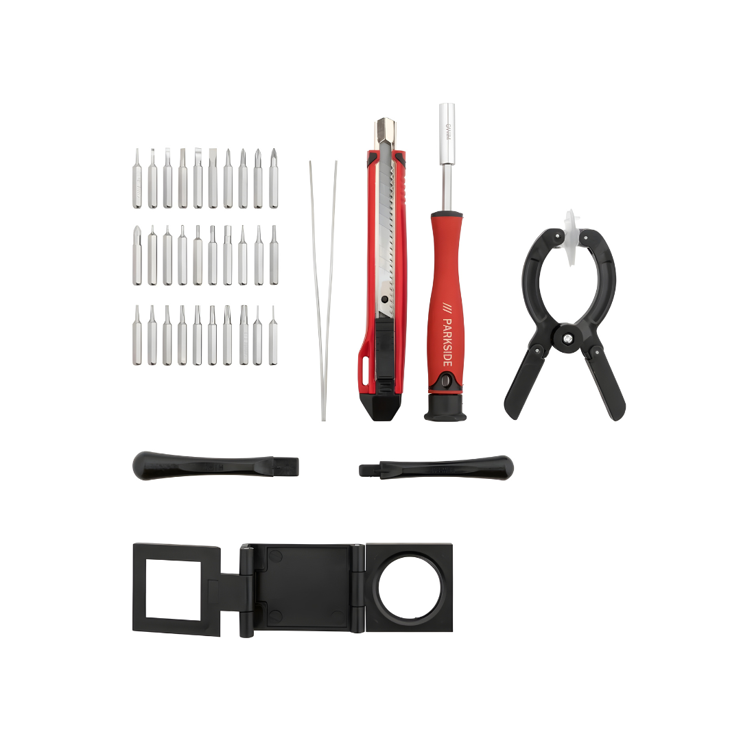 Parkside Precision Tool Kit – 35-Piece Mechanics Set or 37-Piece All-in-One Kit