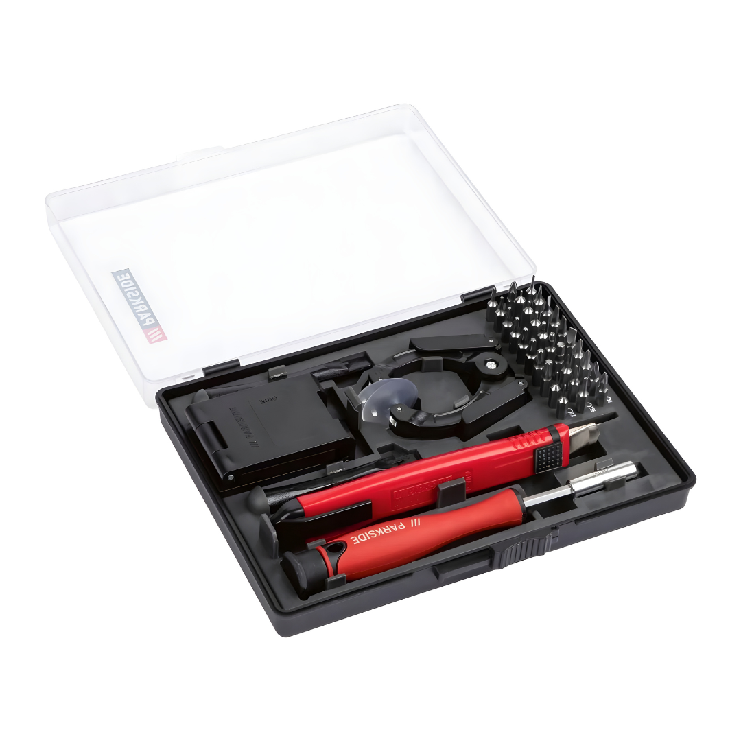 Parkside Precision Tool Kit – 35-Piece Mechanics Set or 37-Piece All-in-One Kit