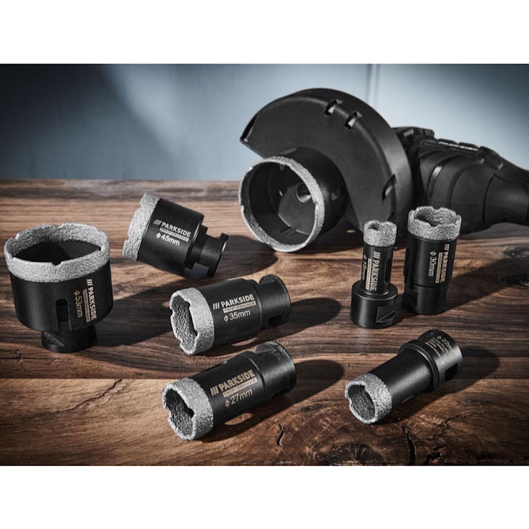 PARKSIDE PERFORMANCE BEST PDBK 3 A1 DIAMOND HOLE SAW SET