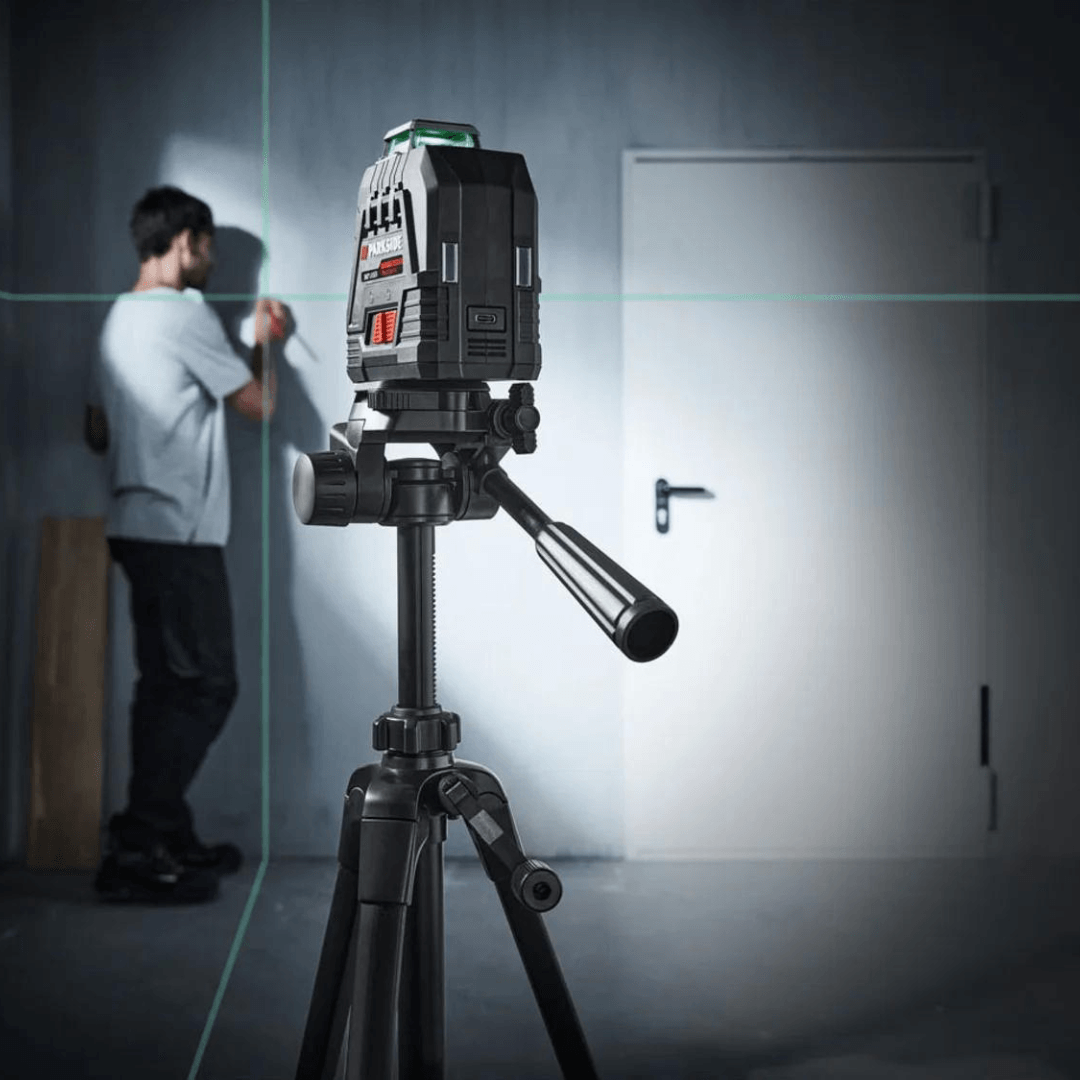 PARKSIDE PERFORMANCE® 4V Battery-Powered Cross Line Laser PKLLP 360 B3 ,360°