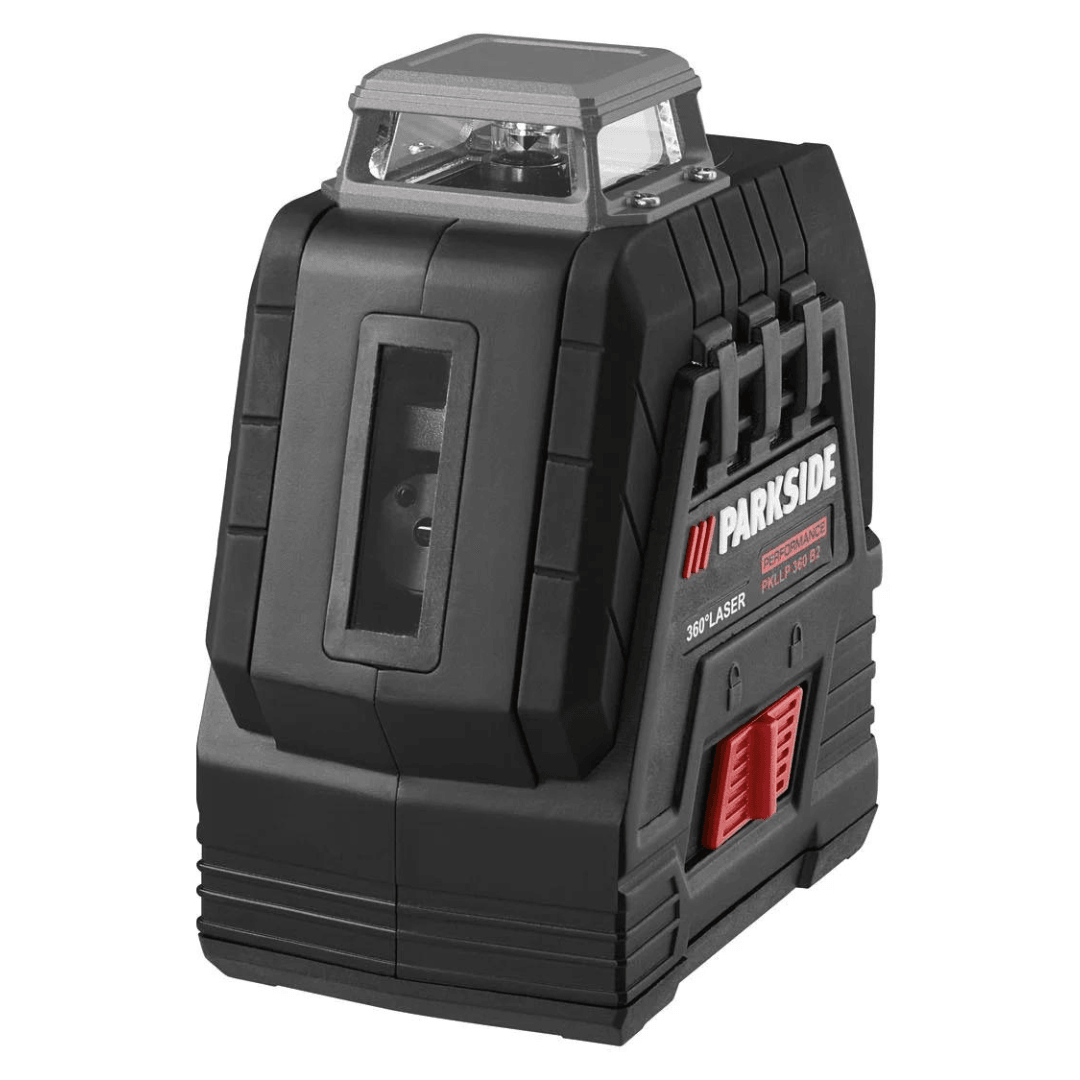 PARKSIDE PERFORMANCE® 4V Battery-Powered Cross Line Laser PKLLP 360 B3 ,360°