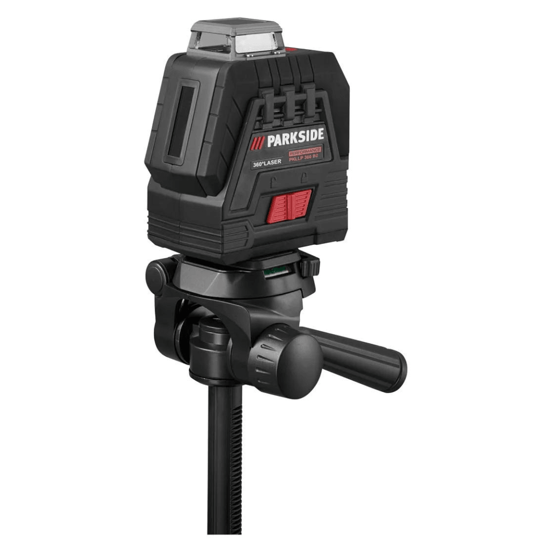 PARKSIDE PERFORMANCE® 4V Battery-Powered Cross Line Laser PKLLP 360 B3 ,360°