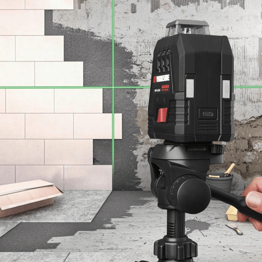 PARKSIDE PERFORMANCE® 4V Battery-Powered Cross Line Laser PKLLP 360 B3 ,360°