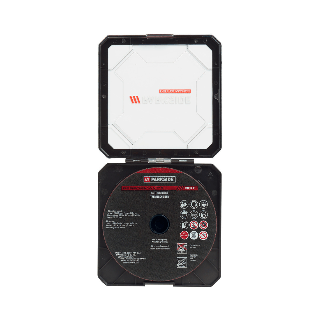 PARKSIDE PERFORMANCE® Cutting discs PTP 6 A1 Set Of 6