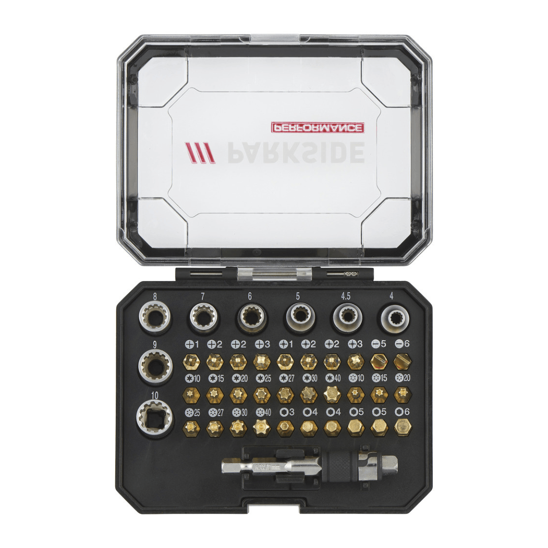 PARKSIDE PERFORMANCE® Set Of Twist Bits And Sockets 39 Pieces