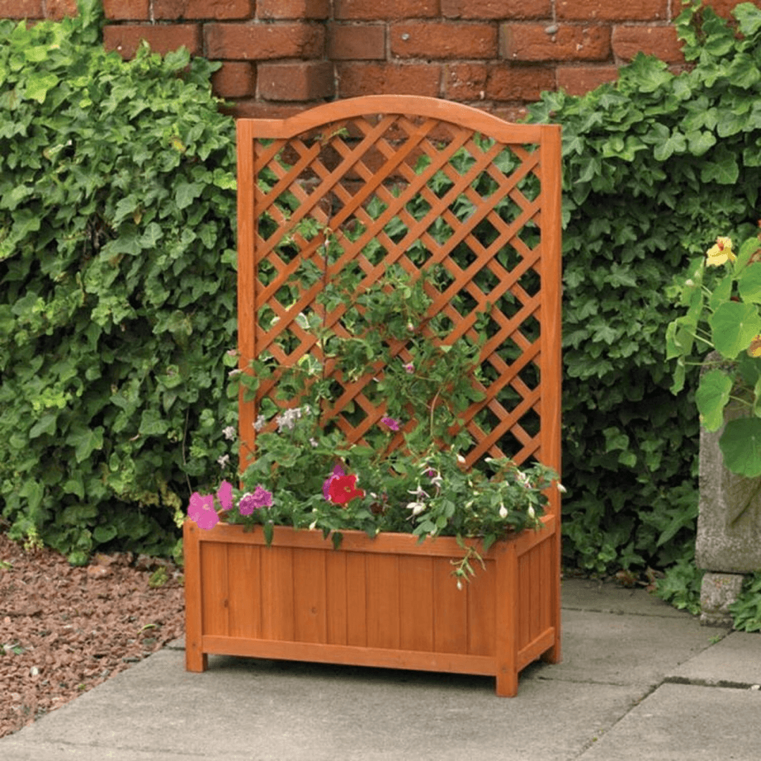 Parkside Planter With Trellis