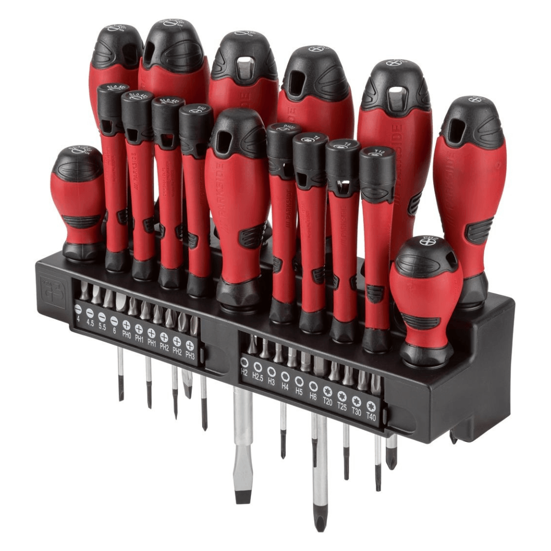 PARKSIDE® Bit And Screwdriver Set, With Wall Bracket Lebanon"
