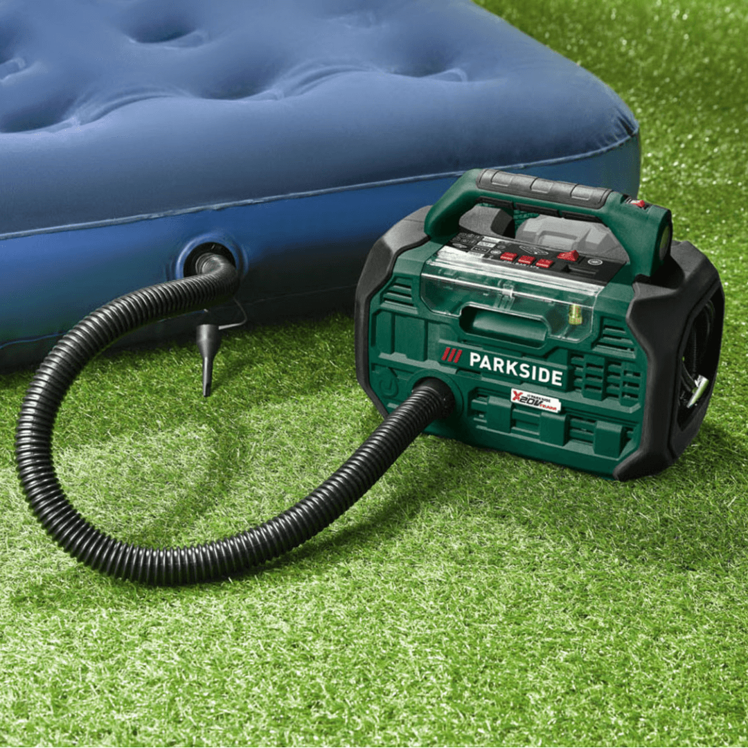 PARKSIDE®  Cordless Air Compressor And Pump With Charger And Battery