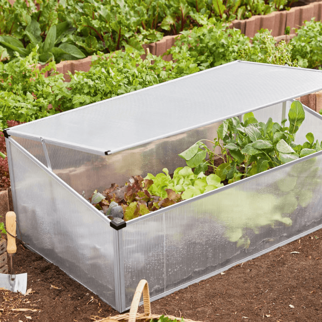 Mini Greenhouse with UV-Resistant Polycarbonate & Aluminum Frame – 100×40×60 cm