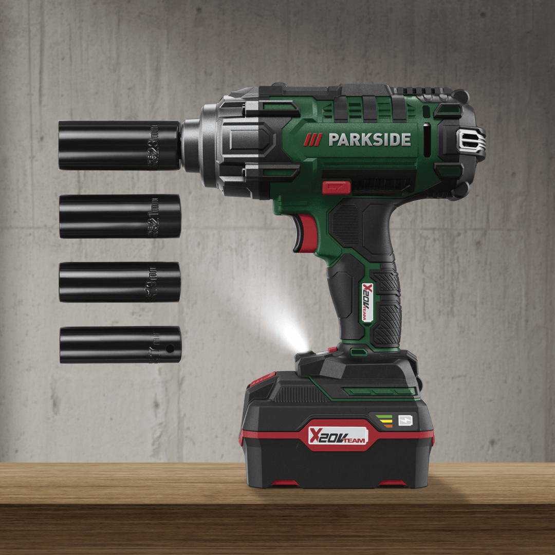 PARKSIDE® PASSK 20-Li B2 Cordless Vehicle Impact Wrench, 20V