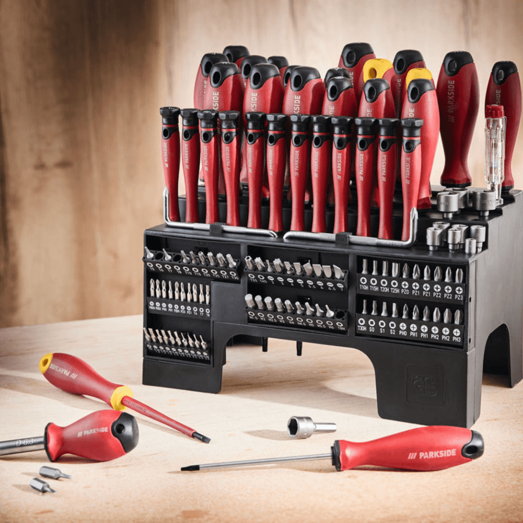 PARKSIDE® XXL Screwdriver And Bit Set, 116 Pieces
