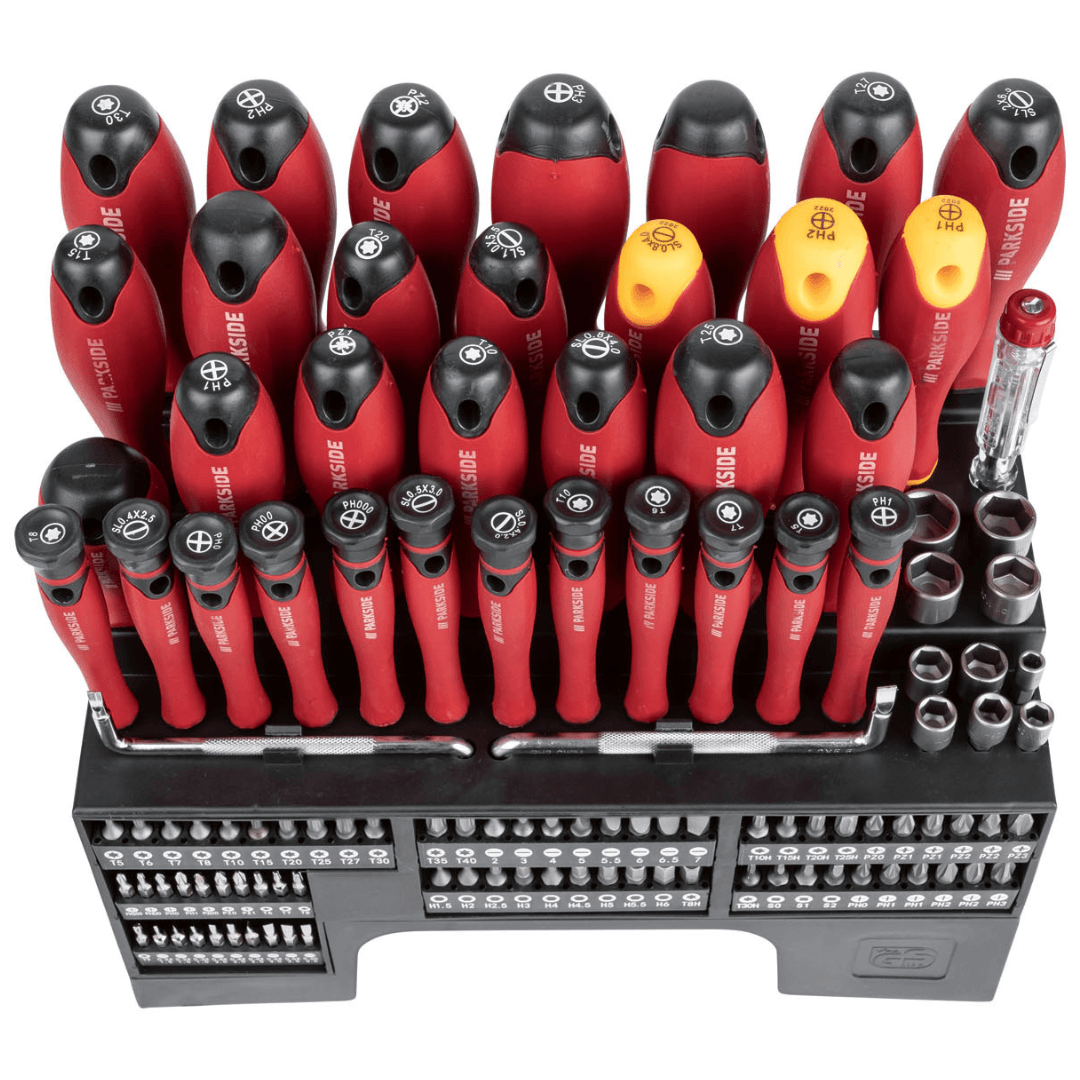 PARKSIDE® XXL Screwdriver And Bit Set, 116 Pieces