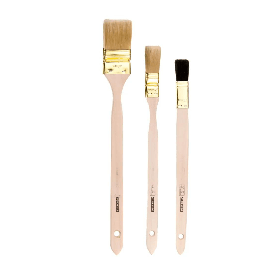 Parkside® 3-Piece Radiator & Precision Detail Brush Set