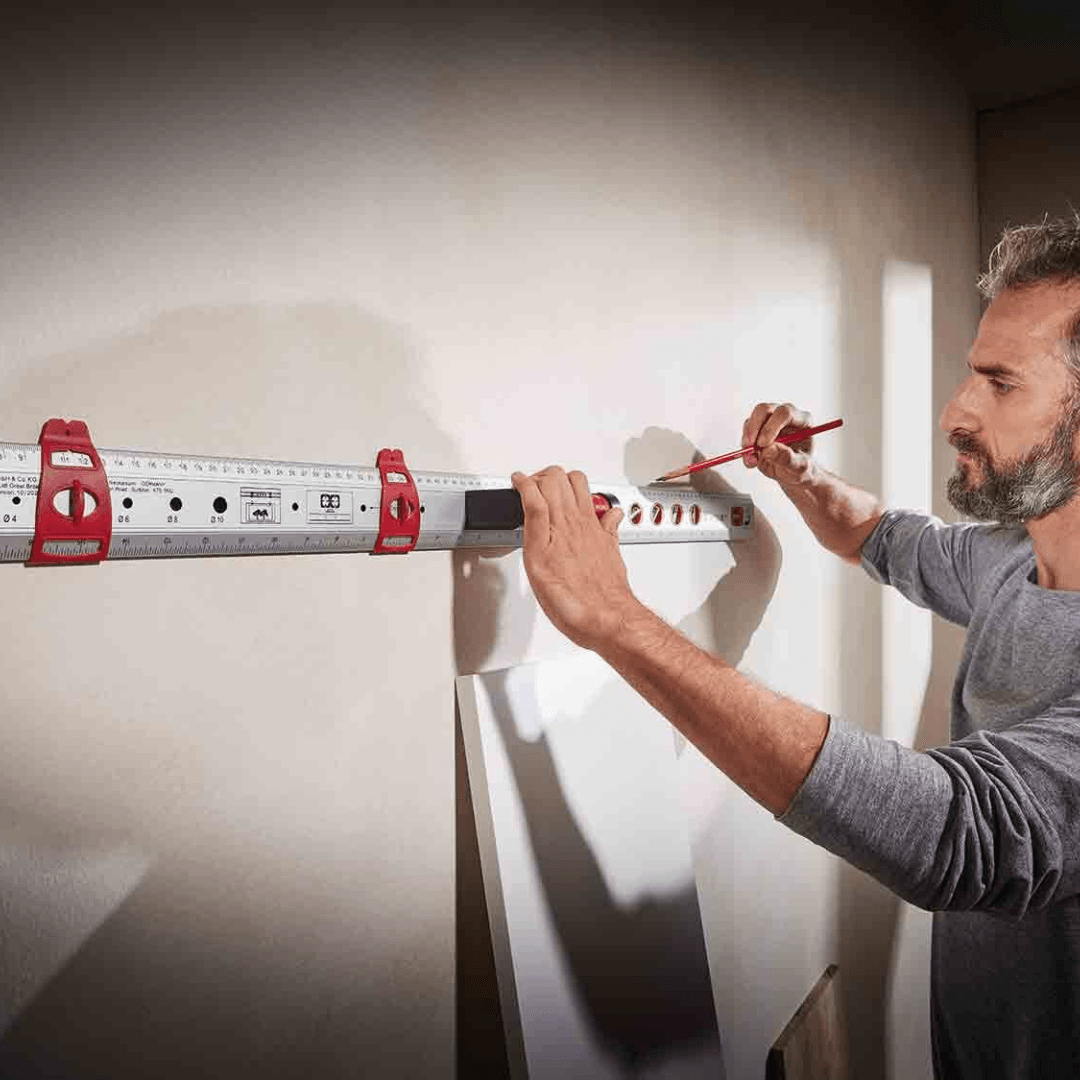 PARKSIDE RULER AND LEVEL WITH HANDLE