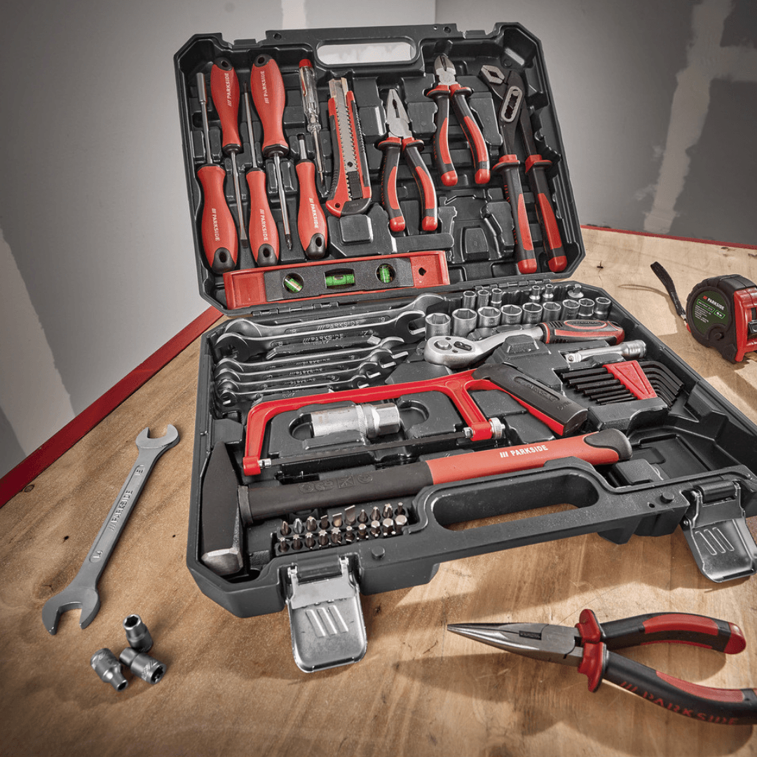 Parkside Tool Box, 95 Pieces