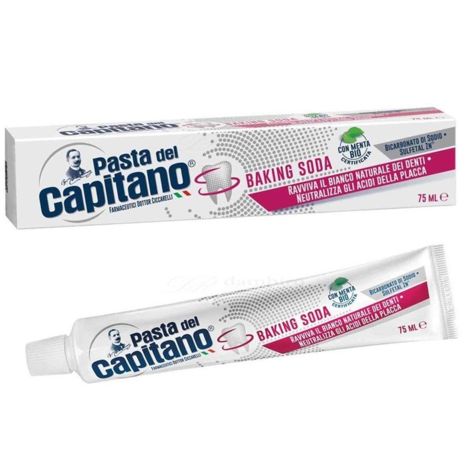 Pasta Del Capitano Baking Soda Toothpaste 75ML - Medaid International