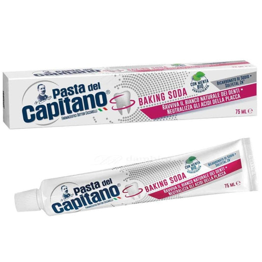 Pasta Del Capitano Baking Soda Toothpaste 75ML - Medaid International