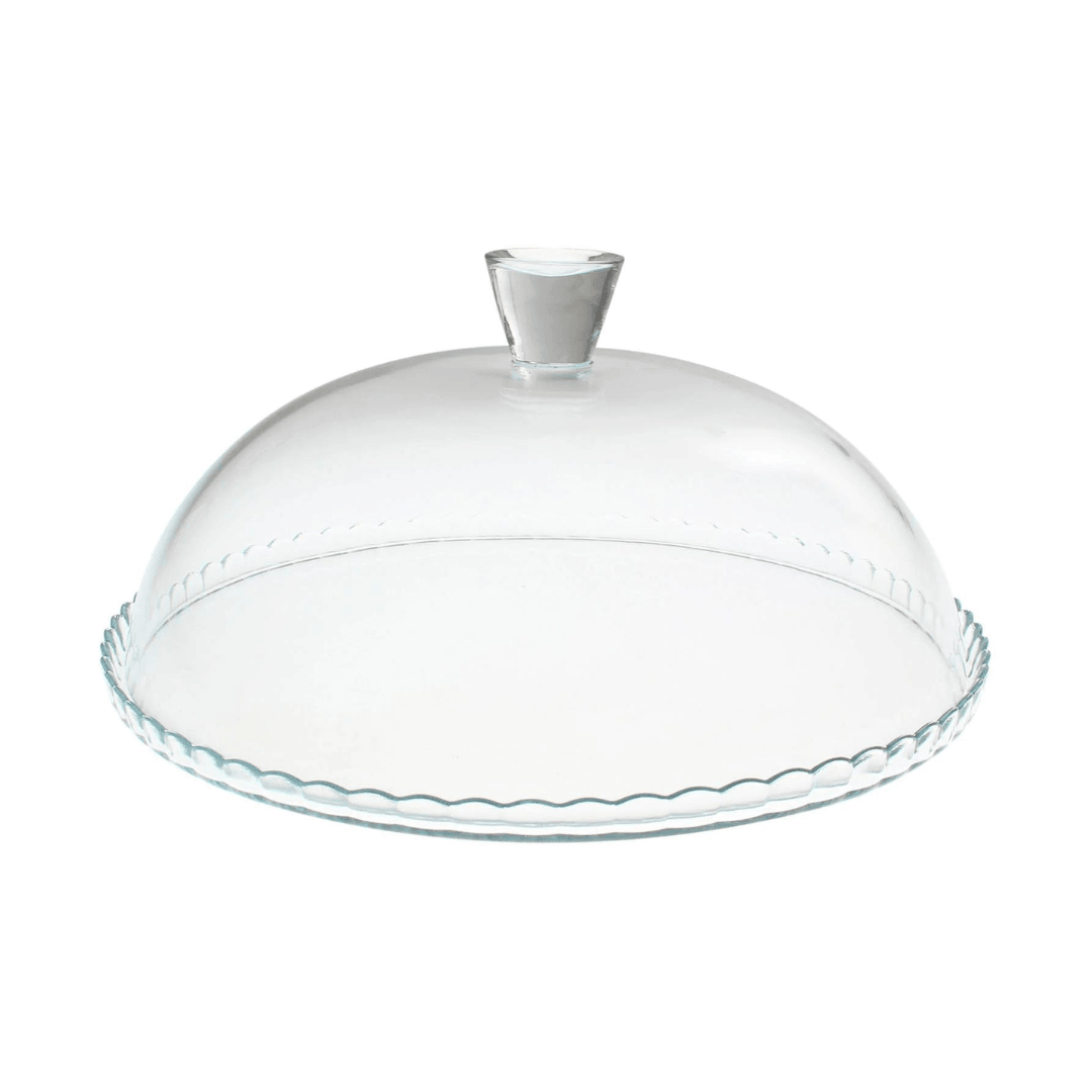 Patisserie Cake Dome + Service Plate, 32x15x32