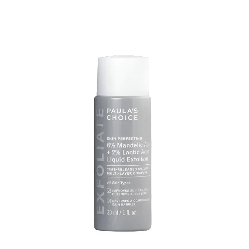 Paula's Choice - Skin Perfecting 6% Mandelic Acid + 2% Lactic Acid Liquid Exfoliant - Medaid International