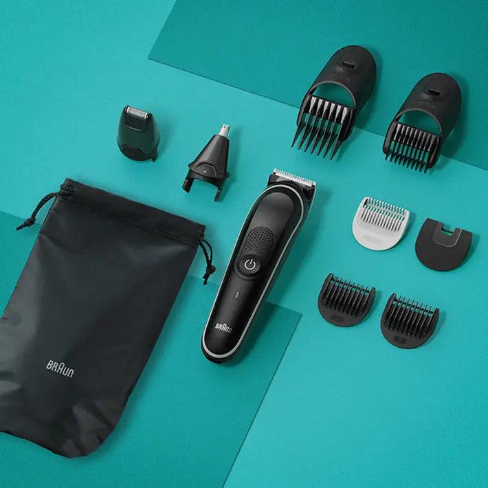 Braun 9-in-1 Style Kit 5 MGK5410 beard, body, ear&nose. With 100-min runtime