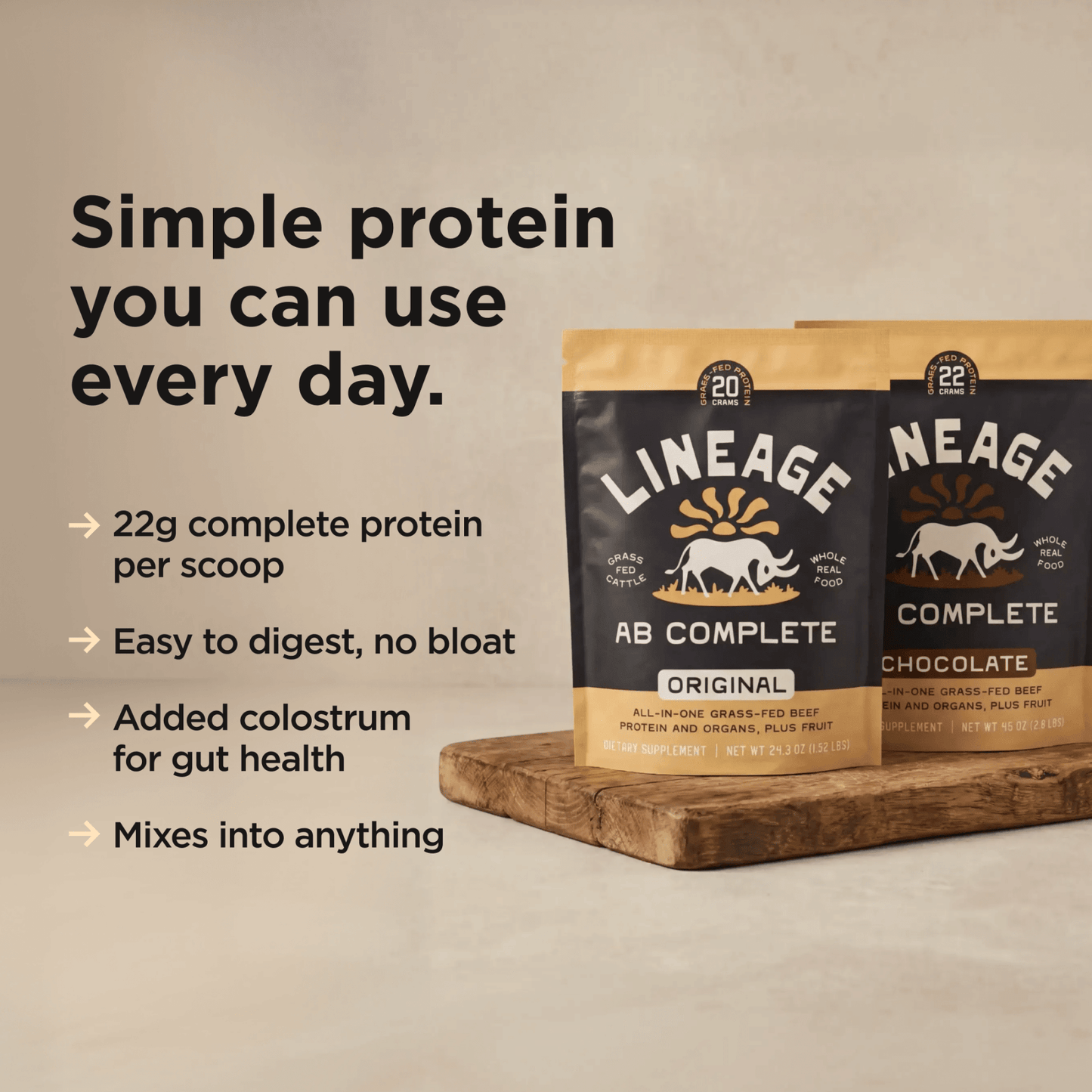Animal-based Complete Protein Powder (Chocolate)