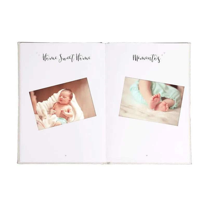 Pearhead - Linen Pregnancy Journal Ivory