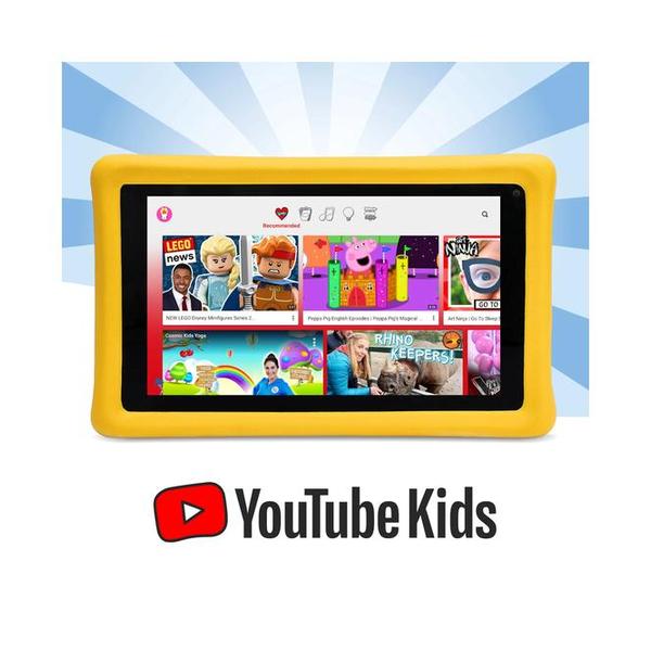 Pebble Gear Disney and Pixar's Toy Story Kids Tablet 7" 500+ Games, 12 months FREE Access to Gamestore Junior - Our specially-curated App Store of Over 500 Games and More, Toy Story Protective Bumper Case Included, Parental Controls, youTube Kids