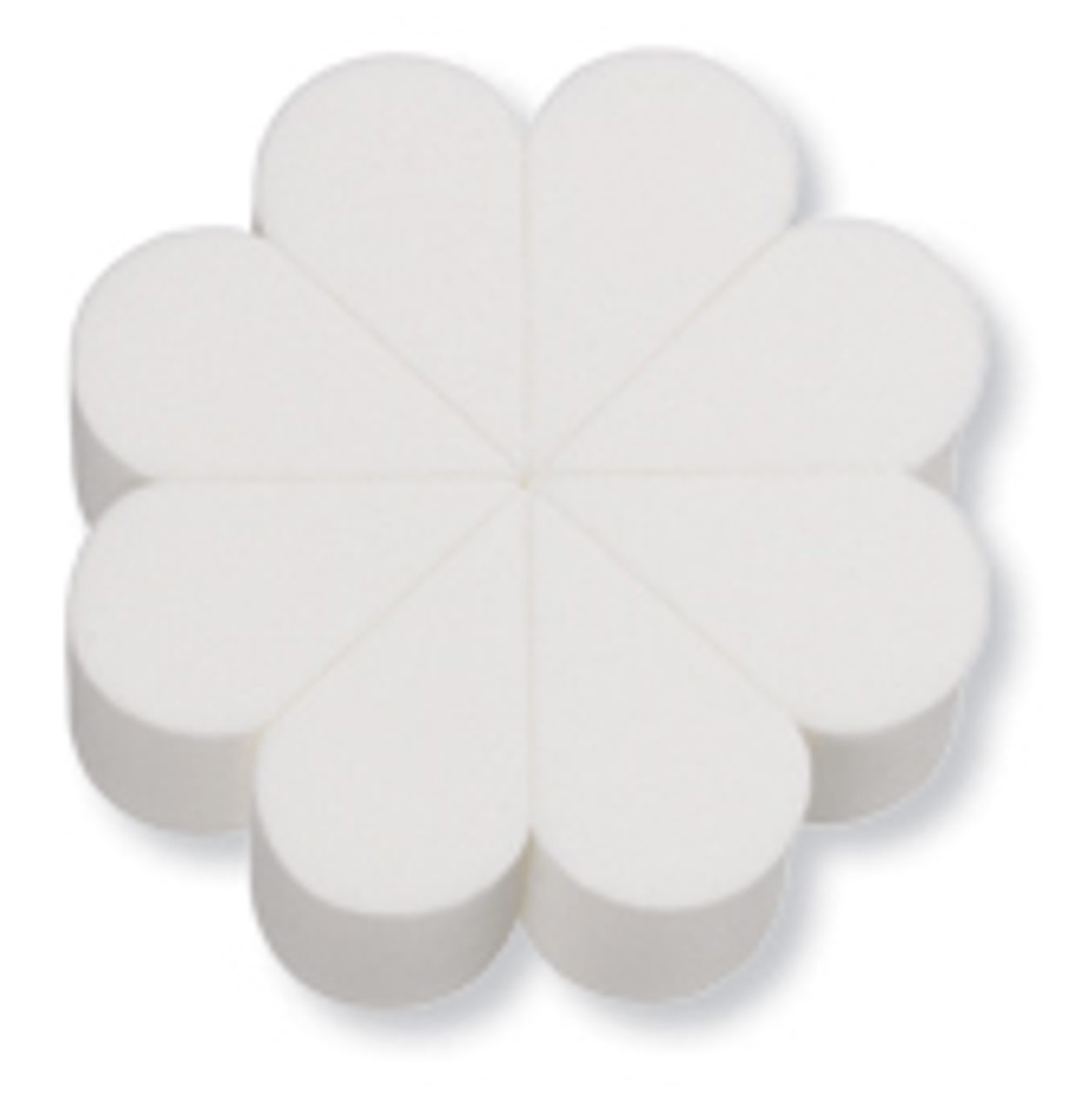 Pretty Lady Flower Shape Face Sponge 8pcs FS105