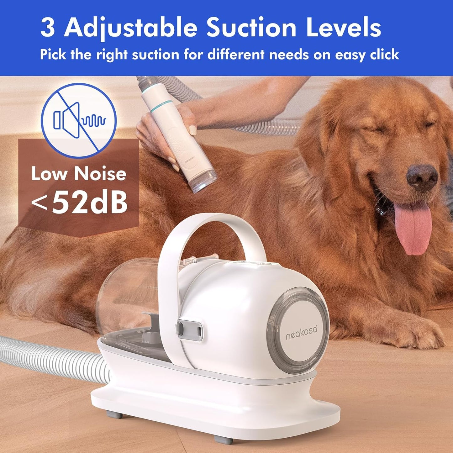 Pet Grooming Vacuum Kit