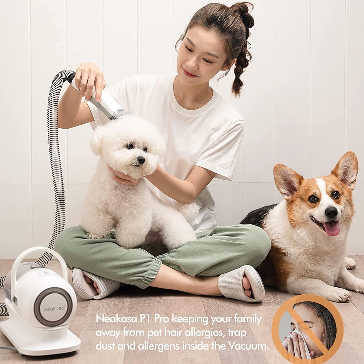 Pet Grooming Vacuum Kit