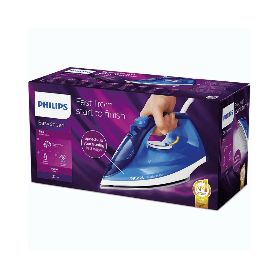 PHILIPS EASY SPEED PLUS STEAM IRON 2100W