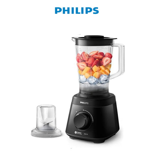 Philips Daily Collection Blender, 2 Speed, 2L Plastic Jar, 550W HR2141