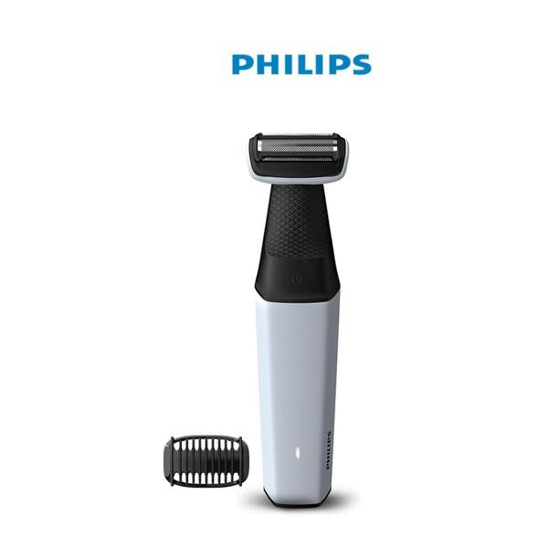 Philips, BG3007 Body Trimmer For Men-Clinically Tested For Sensitive Skini Patented Pearl Tip & Hypo Allergenic Foili Skin Safe Groomingi Trim Or Shave Basis Your Stylei Showerproof