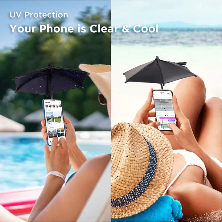 Phone Umbrella for Sun with Suction Cup