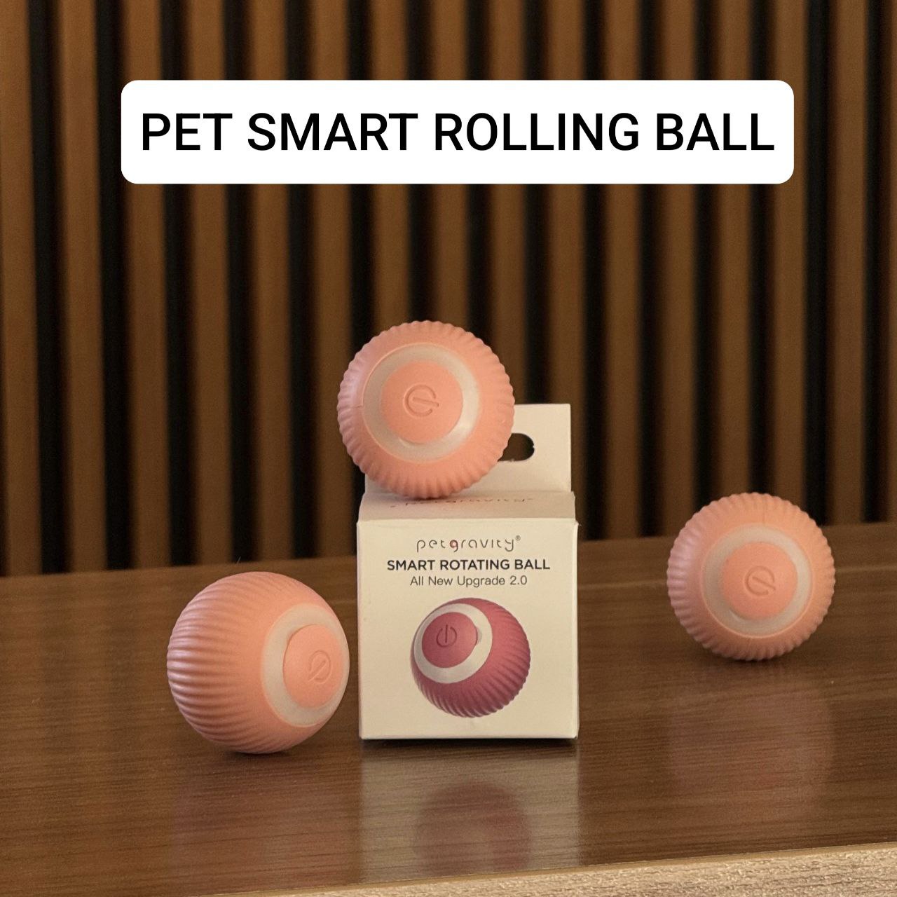 Interactive Automatic Rolling Cat Toy for Play & Exercise