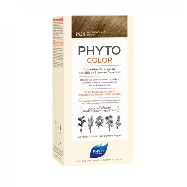 NEW PHYTOCOLOR 8.3 Light Golden Blonde - Medaid